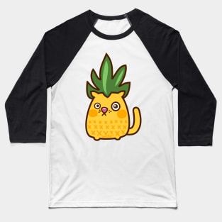 Chananas pineapple cat Baseball T-Shirt